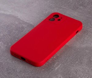Силіконовий чохол SOFT Silicone Case для iPhone 12 (без лого) червоний