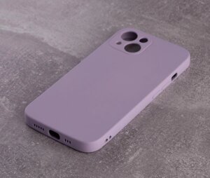 Силіконовий чохол SOFT Silicone Case для iPhone 14 Plus (без лого) гліцинія