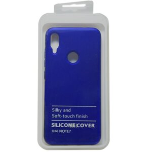 Силіконовий чохол SOFT Silicone Case для Realme XT (з логотипом) синій