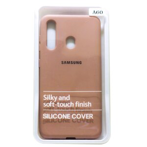 Силіконовий чохол SOFT Silicone Case для Samsung A20/A30 HQ (з логотипом) кораловий