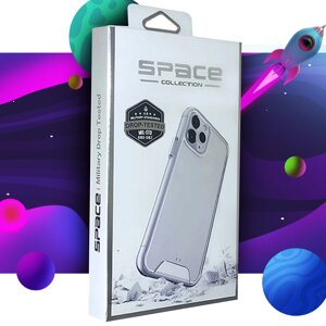 Силіконовий чохол Space Case для iPhone 12 mini прозорий