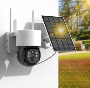 Вулична WIFI камера відеоспостереження на сонячній батареї Solar WiFi Camera Q6