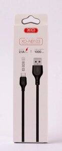 USB cable XO micro USB (NB103) bell 1m