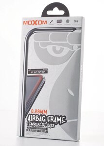Захисне скло MOXOM AF AirBag для iPhone 6 Plus / iPhone 7 Plus / iPhone 8 Plus чорний