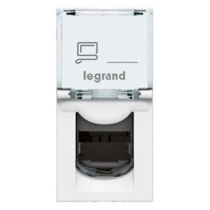 Механізм комп'ютерної розетки 1 М RJ 45 кат. 5е UTP 076551 Мosaic Legrand