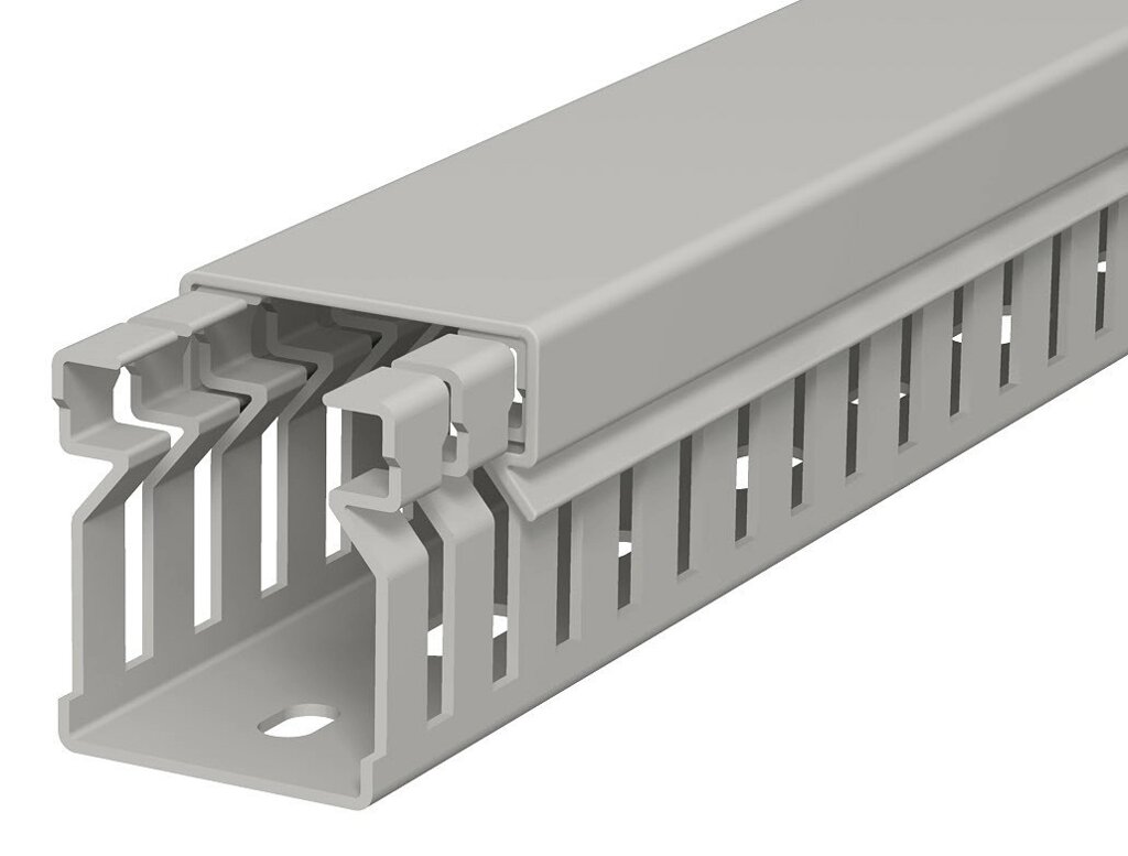 Перфорований кабельний канал OBO Bettermann 25x30 / ПВХ 2 метри від компанії Electro Shop - фото 1