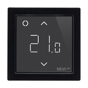 Терморегулятор DEVIreg Smart Wi-Fi  чорний DEVI 140F1143 в Києві от компании Electro Shop