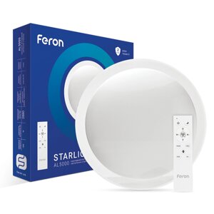 Світлодіодній світильник Feron AL5000 STARLIGHT з RGB 36W