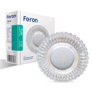 Вбудований світильник Feron 7314 з LED-підсвіткою