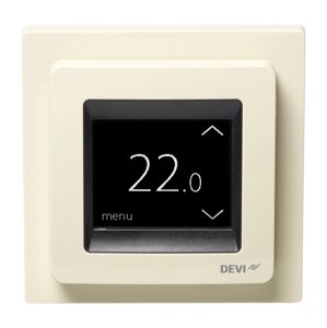 Терморегулятор DEVIreg Touch Ivory сл. к. DEVI 140F1078 в Києві от компании Electro Shop