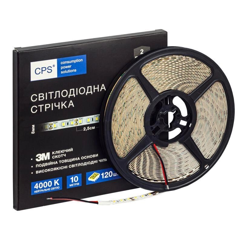 Світлодіодна стрічка 10метрів x 8мм CPS 4000К від компанії Electro Shop - фото 1