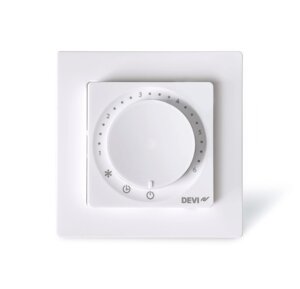 Терморегулятор DEVI DEVIreg Basic механічний Bluetooth 16A 230В Білий 140F1160