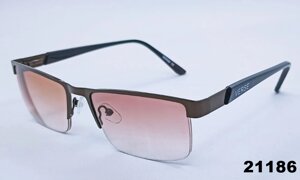 Чоловічі окуляри для зору тоновані 21186 коричневий -1.5
