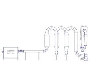 Сушильний комплекс 400 кг/год, аеродинамічна сушарка