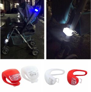 Набір ліхтариків для дитячої коляски Baby Safety Lights 2 шт. білий і червоний