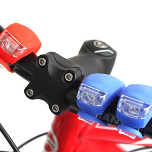 Набір велосипедних ліхтарів (передній+задній ліхтар) 3 Режими HJ 008-2, світлодіодний ліхтарик для велосипеда