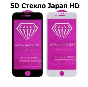 Захисне скло 5D Japan HD IPhone 7 / 8 Full Black and White Original
