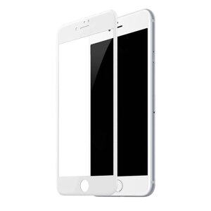 Захисне скло для Apple iPhone 7 Plus / iPhone 8 Plus White Біле Белое