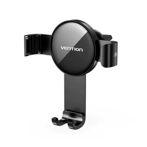 Автотрімач для телефону Vention Auto-Clamping Car Phone Mount With Duckbill Clip Black Disc Fashion Type