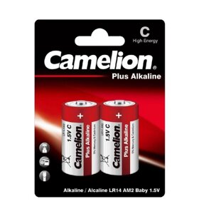 Батарейка camelion plus alkaline C/LR14 BP2 2шт (C-11000214)