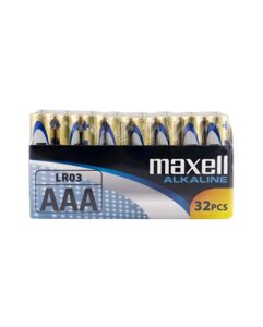 Батарейка maxell LR03 32 PACK shrink 32шт (M-790260.04. CN)