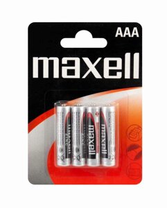 Батарейка maxell R03 4PK BLIST 4шт (M-774407.04. CN)