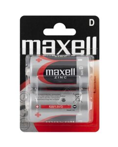 Батарейка maxell R20 2PK BLIST 2шт (M-774401.04. EU)