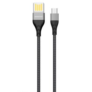 Дата кабель Borofone BU11 Tasteful USB to MicroUSB (1.2m)