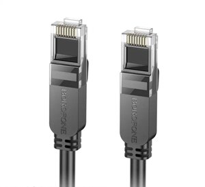 Кабель BOROFONE BUS01 Category 6 Gigabit network cable (L=1M) Black