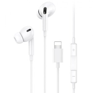 Навушники Usams SJ453 EP-41 Lightning In-ear Earphone 1.2m White