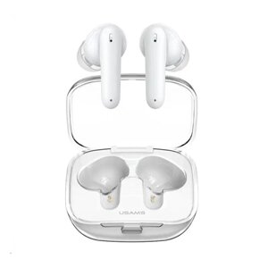 Навушники Usams US-BE16 Transparent TWS Earbuds BE Series BT5.3 White