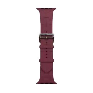 Ремінець для годинника Apple Watch Hermès 42/44/45/49mm 5. Wine Red