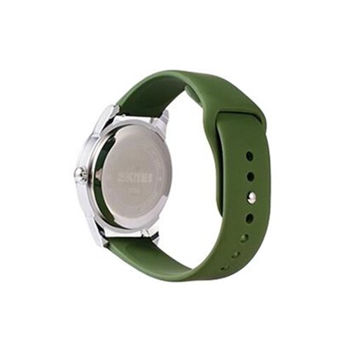 Ремінець для годинника Universal Silicone Classic 22mm 15. Pine Green