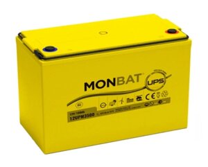 Акумулятор гелевий Monbat High Rate Power Top AGM 6СТ-100 12v 100 А·год (Жовтий) АКБ