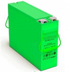 Акумулятор гелевий Terminal Frontal VRLA AGM Battery Monbat 12MVR100 12v 100 А·год (Зелений) АКБ