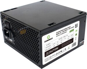 Блок живлення GameMax GM-400-80+APFC Black (400 Вт) 120мм