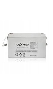 Гелевий акумулятор Maxx 12-ФМ-150 ємністю 150 Ач (Білий)