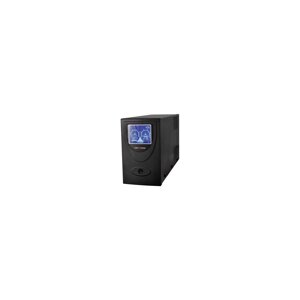 Дбж logicpower UL650VA, lin. int., AVR, 2 x євро, USB, LCD, метал