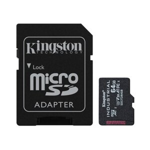 Карта памяти kingston 64GB microsdxc class 10 UHS-I V30 A1 (SDCIT2/64GB)