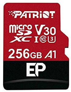 Карта пам'яті patriot microsdxc EP series 256GB class 10 UHS-I (U3) V30 A1 + SD-адаптер (PEF256GEP31MCX)