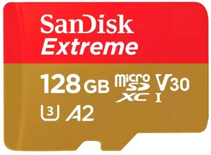 Карта пам'яті sandisk 128GB class 10 UHS-I U3 (sdsqxaa-128G-GN6ma)