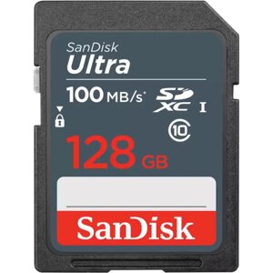 Карта памяти sandisk 128GB SDXC class 10 UHS-1 (sdsdunr-128G-GN3in)