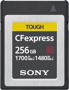 Карта памяти sony cfexpress type B 256GB R1700/W1480 (CEBG256. SYM)