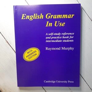 Книга — Murphy English grammar in use (граматика англійської мови 2 частини синя) р. мерфі