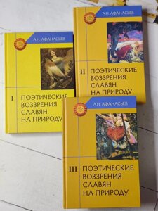 Книга. Поетичні погляди слов'ян на природу, комплект 3 томи. О. М. Афанасьєв