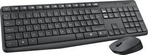 Комплект Logitech MK235 Grey USB (920-007931)