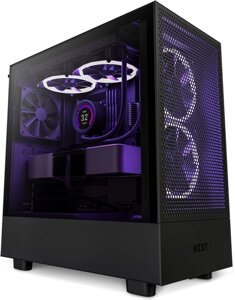 Корпус NZXT H5 flow black (CC-H51FB-01) без бп