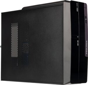 Корпус Prologix E106 Slim Black Door 400W