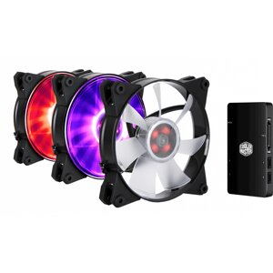 Кулер для корпусу coolermaster masterfan PRO 120 air flow RGB (MFY-F2dc-113PC-R1)