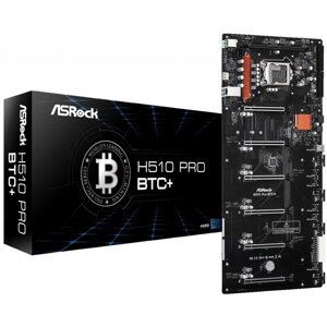 Материнська плата asrock H510probtc+H510 PRO BTC+